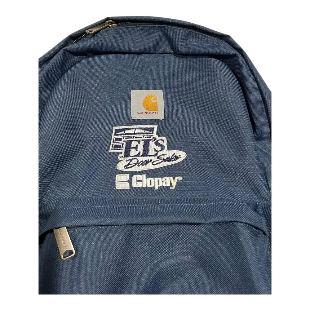 NWT Carhartt Canvas Backpack Navy Blue ELS Door‎ Sales Clopay